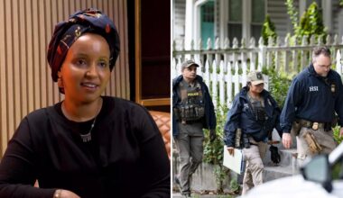 Raid on Ilhan Omar's home prompted by family text on sister's phone