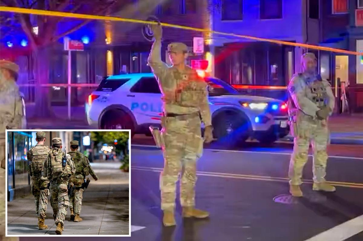 National Guard member shot while trying to stop Washington DC fight