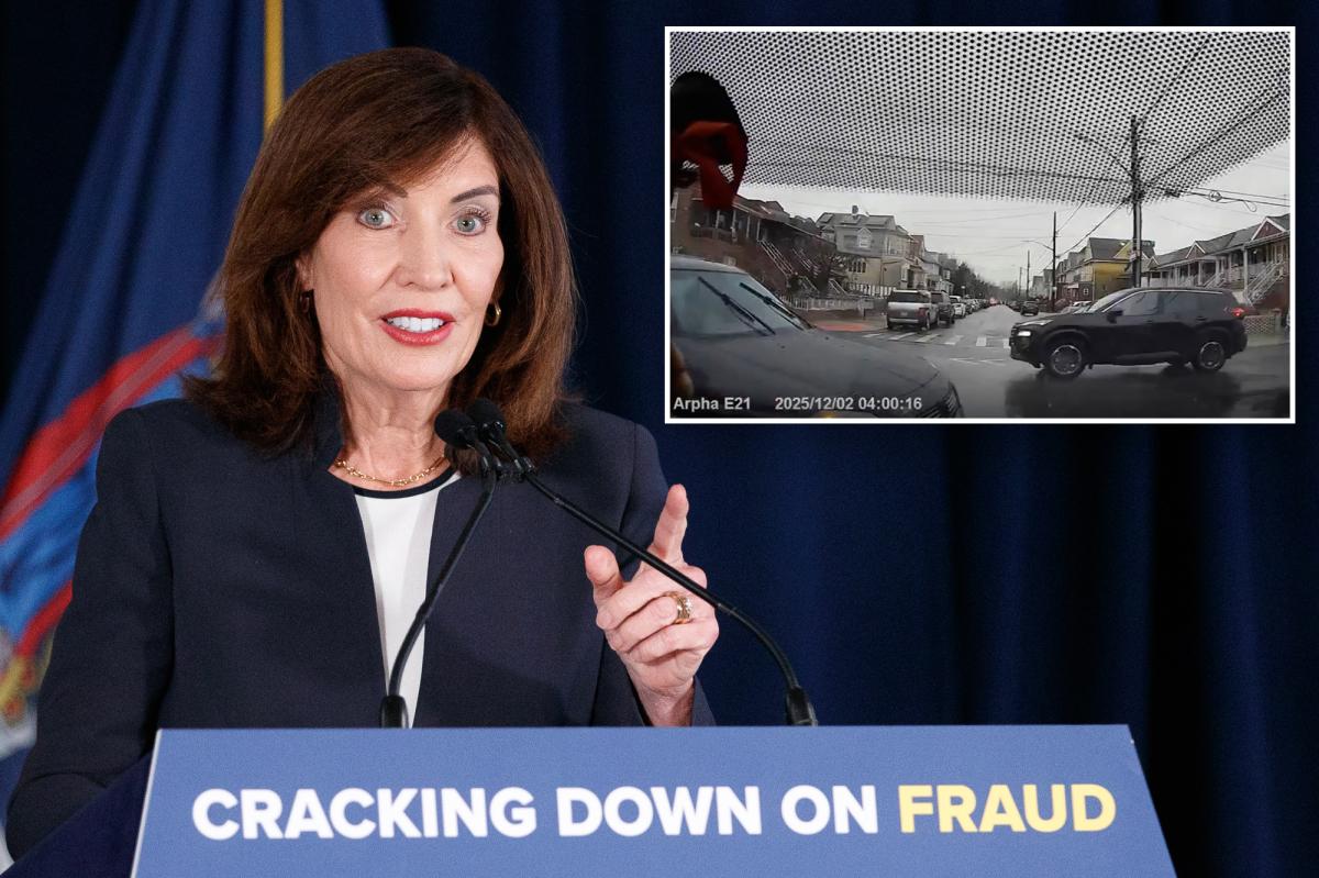 Hochul, NY police announce 16 busts in statewide crackdown on car insurance fraud