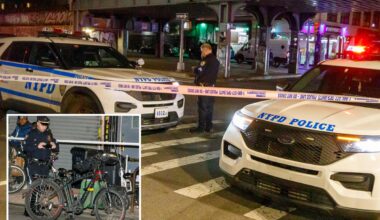 E-bike rider clinging to life after hit-and-run driver hits him on busy NYC street: cops