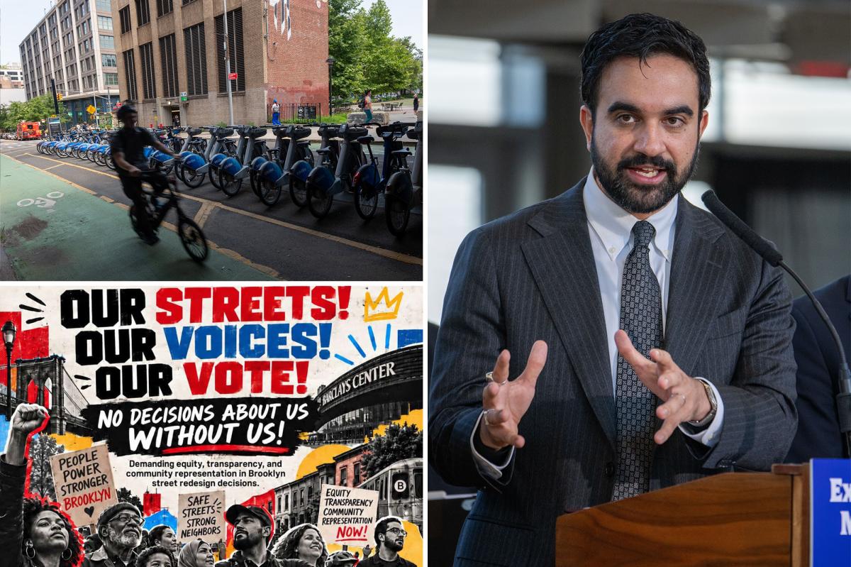 Brooklyn groups rally against Mamdani-backed ballot measure and demand halt to bike, bus lanes