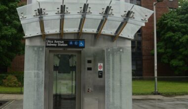 Utica Avenue A/C station.