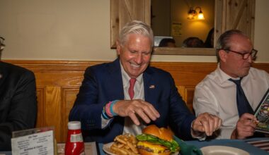 Nassau County Executive Bruce Blakeman makes campaign stops on Staten Island