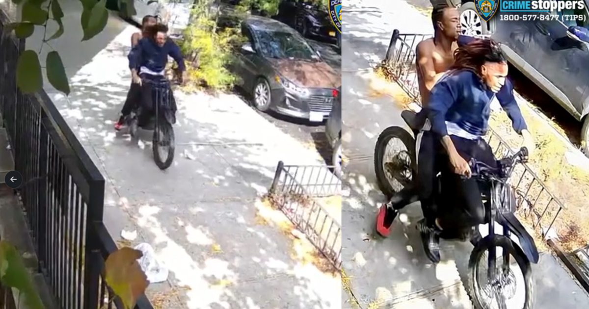 2 wanted after off-duty NYPD detective stabbed, chain stolen in motorized-bike robbery