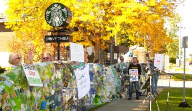 Protesters across New York call out Starbucks