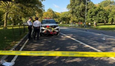 Senior cyclist in Central Park dies after colliding with a golden retriever: cops