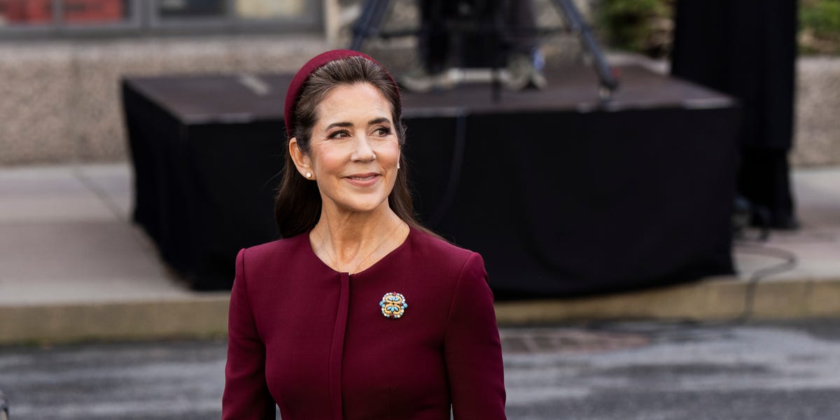 Queen Mary of Denmark Wears Vintage Dior Brooch to Opening of Parliament