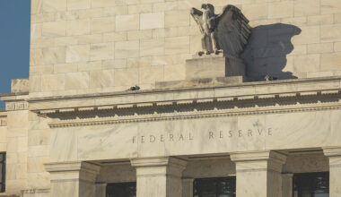 Partial View of the Federal Reserve ("Fed") Headquarters Office Building in Washington, D.C.