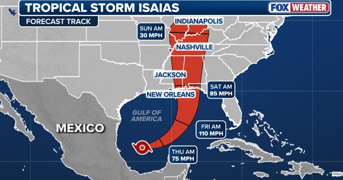 Tropical Storm Isaias track: Will the NYC area see any weekend remnants?