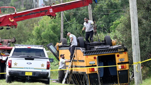APTOPIX Florida Bus Crash