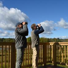 DEC and Montezuma Audubon Center Celebrate Opening of Improved Accessible Wildlife Observation Platform