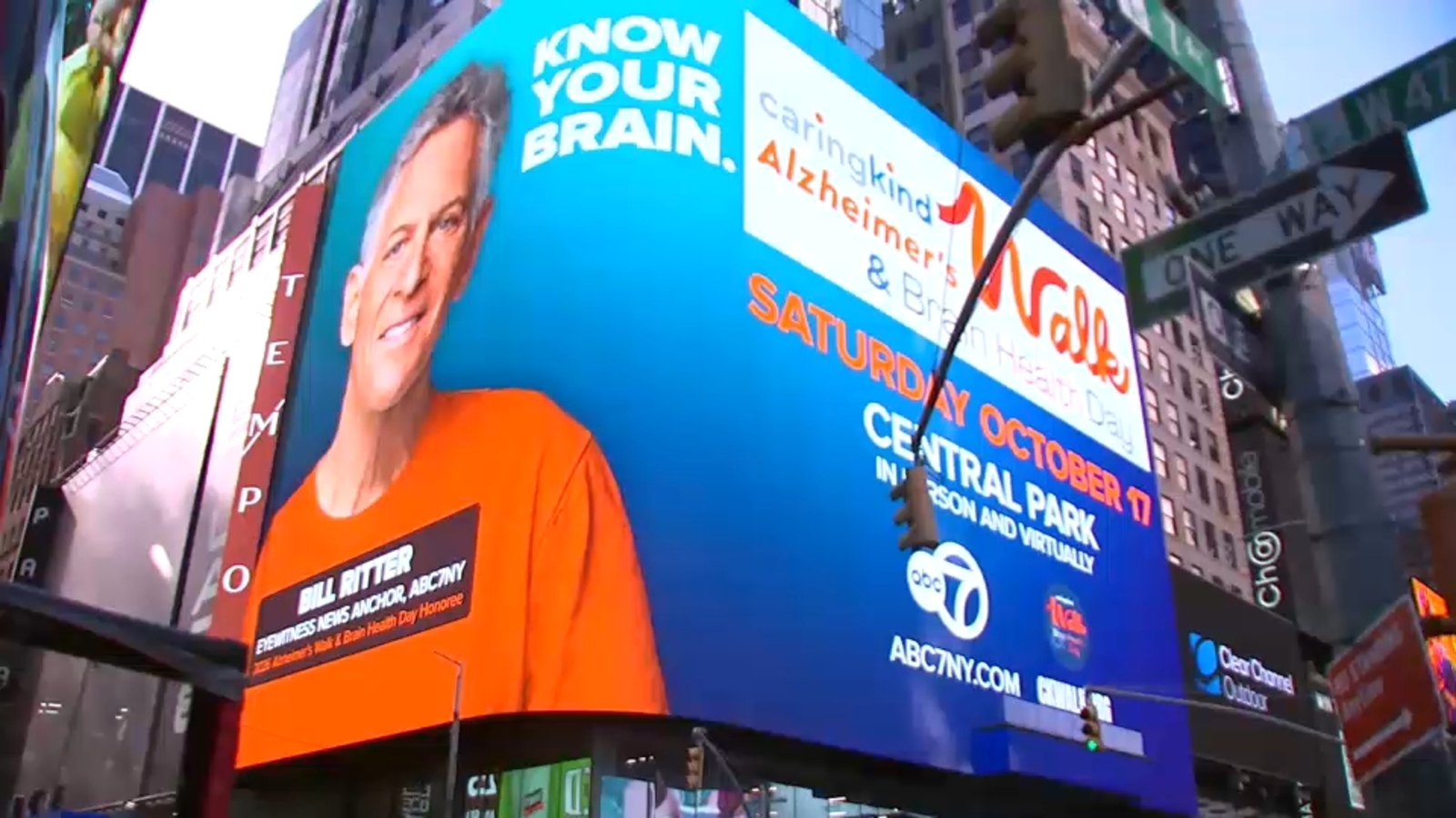 Bill Ritter gets Times Square billboard for Alzheimer's work