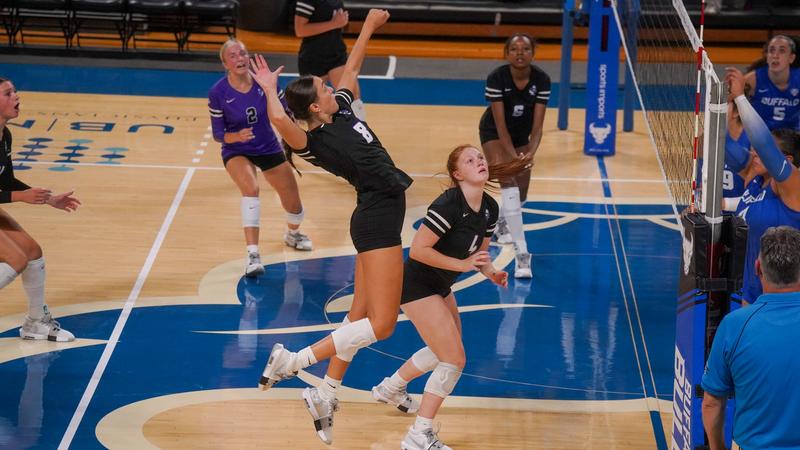 Volleyball's Comeback Falls Short Against Manhattan