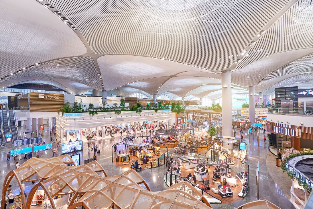 The retail shopping area is spread over 56,000 square meters.