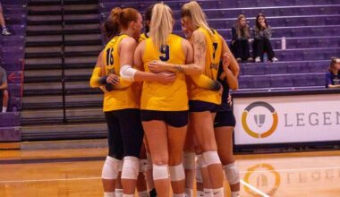 Volleyball Ends Road Trip with a Loss at Manhattan