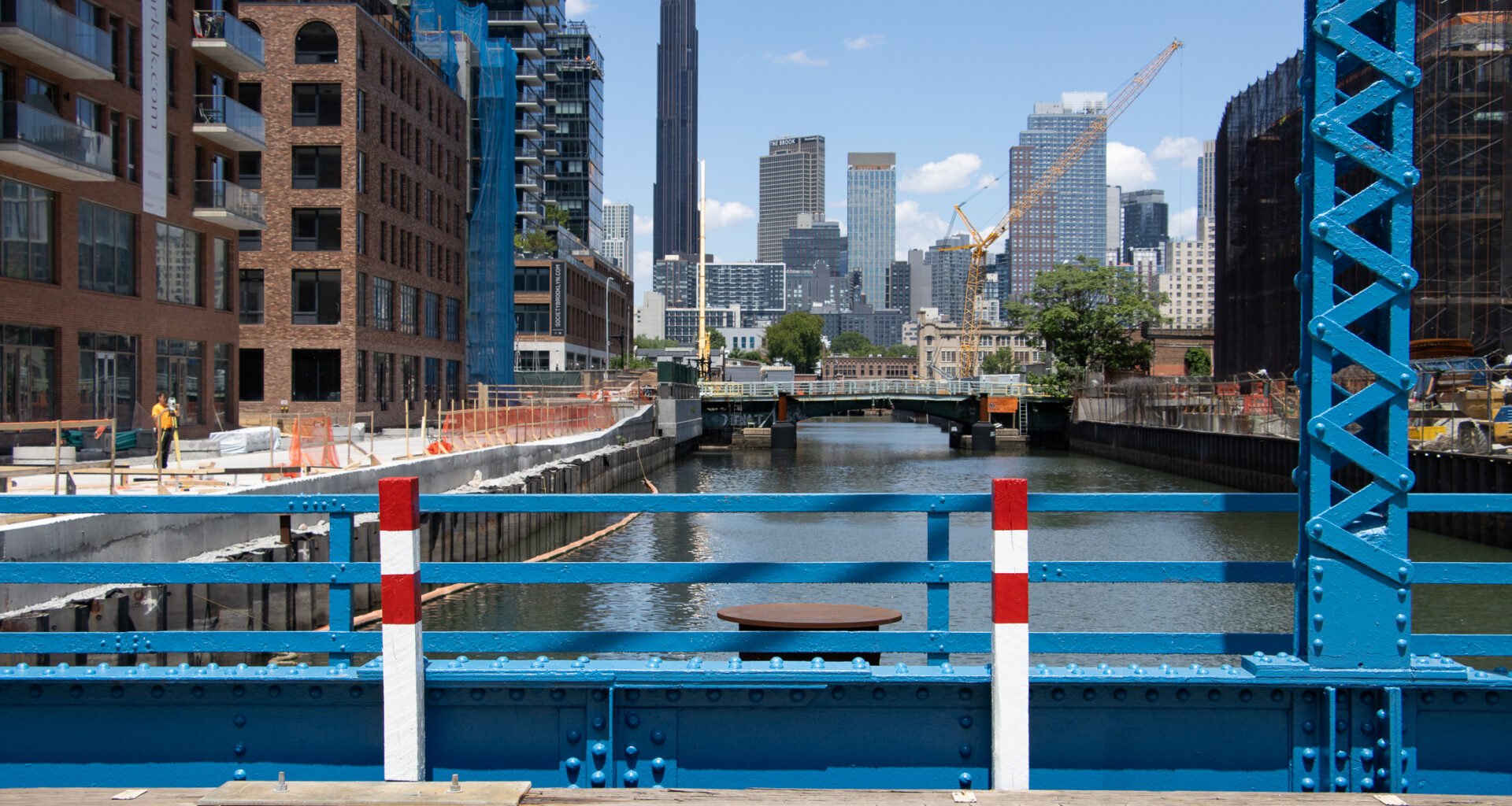 gowanus canal view from a bridge