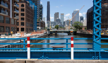 gowanus canal view from a bridge