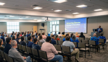 Strategic priorities for 2026-27 outlined for Queens faculty and staff at campus forum | Today at Elon