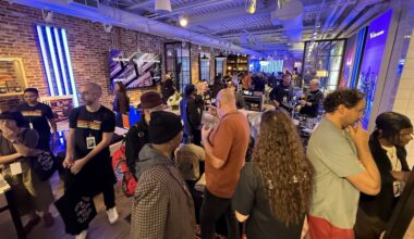 The new Roland Store New York City held its grand opening Saturday, drawing artists, creators and more to the high-profile event. Photo: Clive Young / Future.