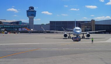 FAA investigating close call at New York City's LaGuardia Airport between Delta flight, business jet