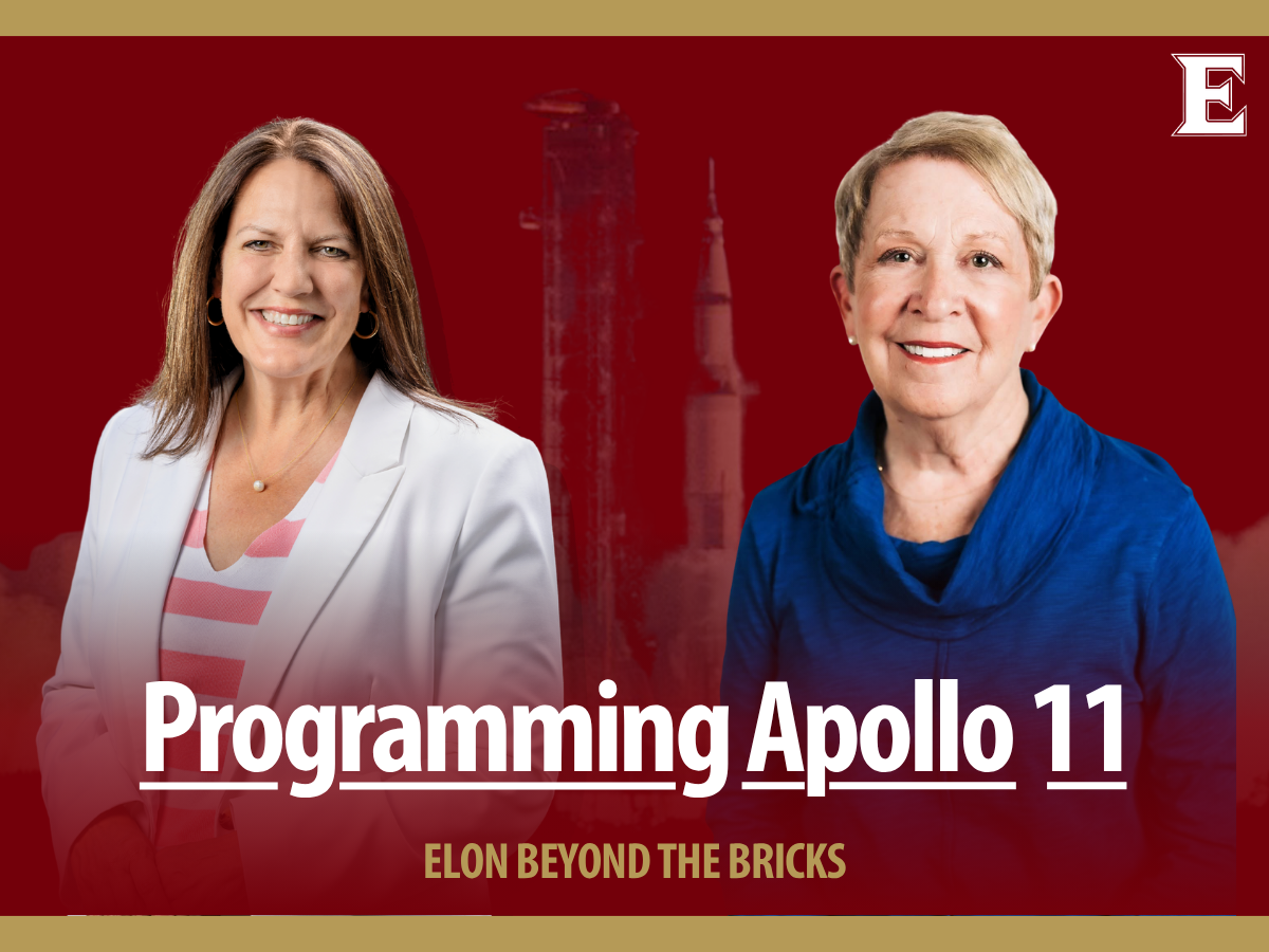 Queens alumna Rosie Graham ’67 reflects on Apollo 11 on ‘Elon Beyond the Bricks’ | Today at Elon