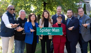 Spider-Man Gets A Street Sign Of His Own