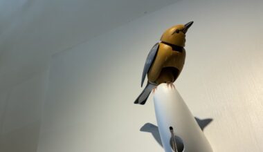 A visit to Art of Play, the Brooklyn store in an animatronic bird beef with Kelly Clarkson