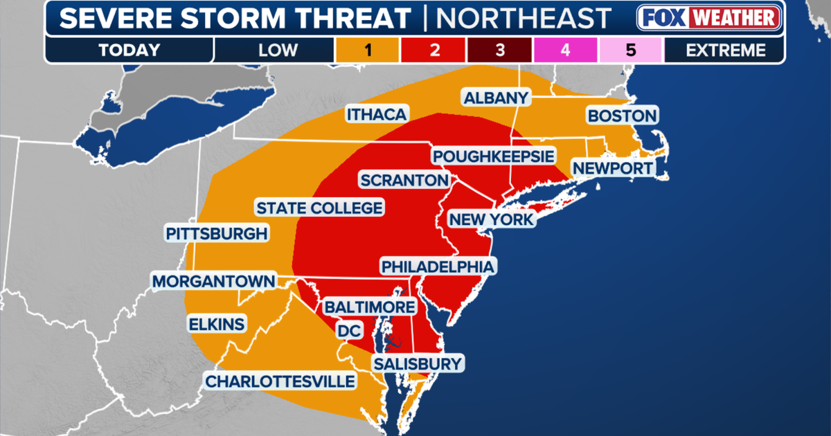 NY, NJ Weather: Severe thunderstorms Friday | Forecast Timeline
