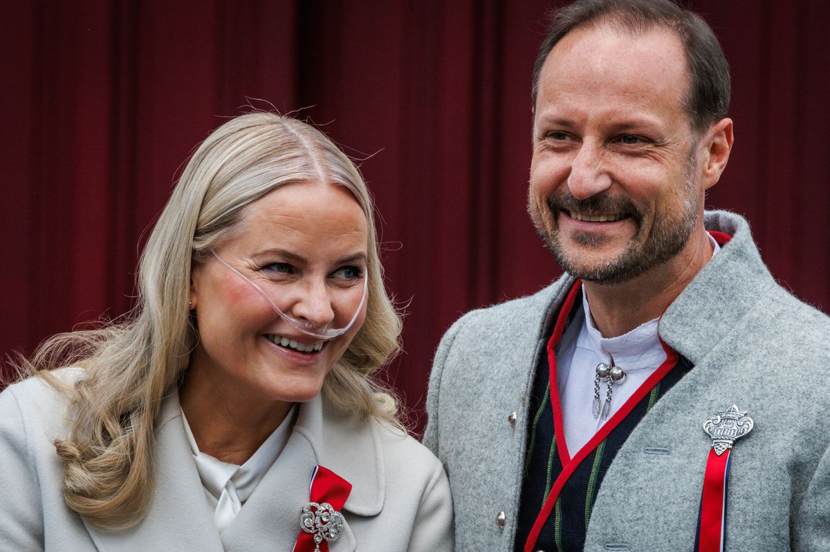 Crown Princess Mette Marit of Norway and King Haakon of Norway 