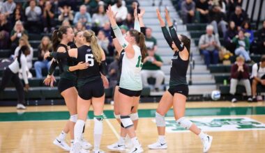 Women's Volleyball Overpowers Saint Peter's For Third Straight Win