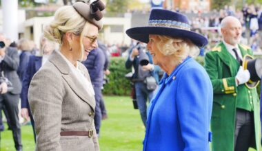 Queen Camilla joins Zara Tindall for race day at Ascot