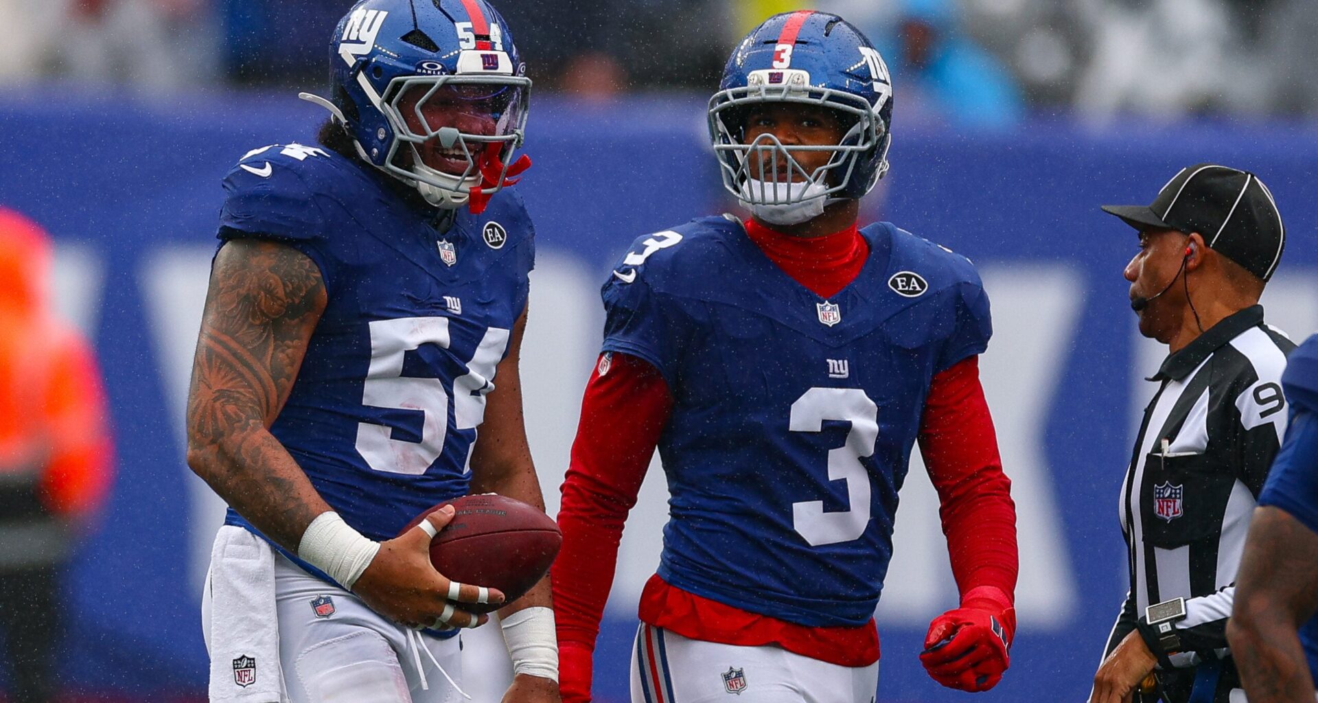 Abdul Carter and Andrew Thomas are expected to play for the Giants against the Saints in Week 6.