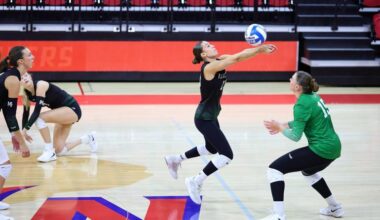 Three-Match Winning Streak For Women's Volleyball Snapped by Rider
