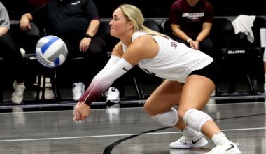 Volleyball drops contest at Queens
