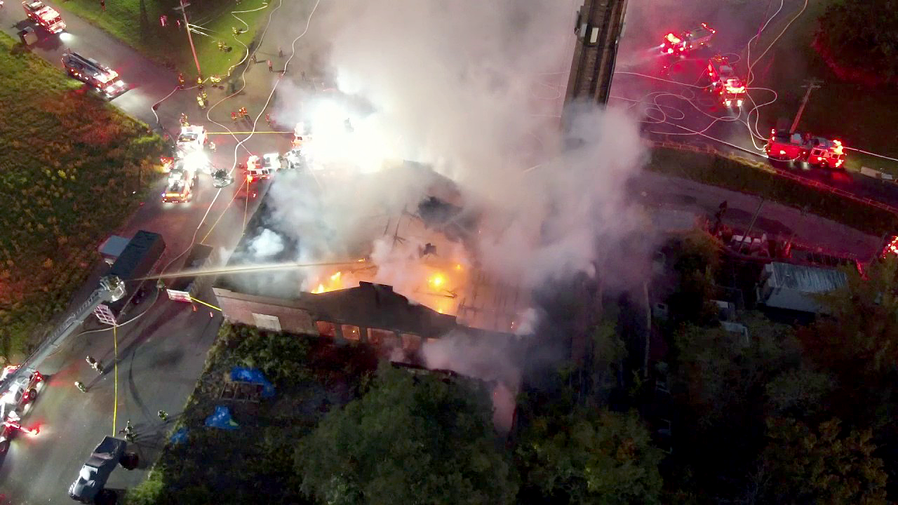 NYC firefighters save iconic 'Godfather' church from wind-fueled inferno