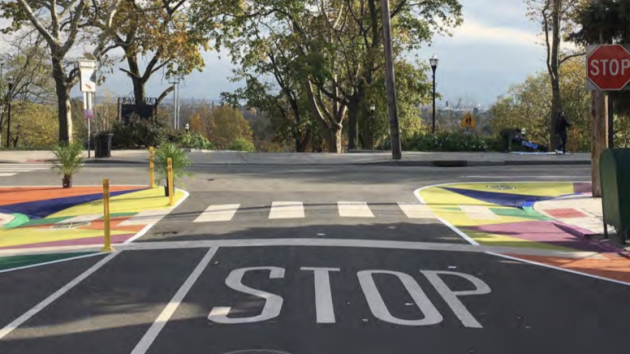 Jersey City begins turn hardening at 17 high-crash intersections for Vision Zero