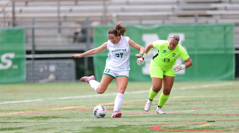 Women's Soccer Rallies For Second Straight Road Win After Goals From Ahearn and McMaster