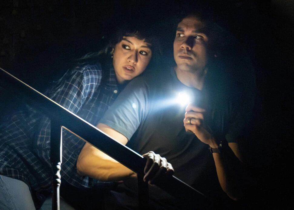 Cher Álvarez and Travis A. Knight in "Paranormal Activity."