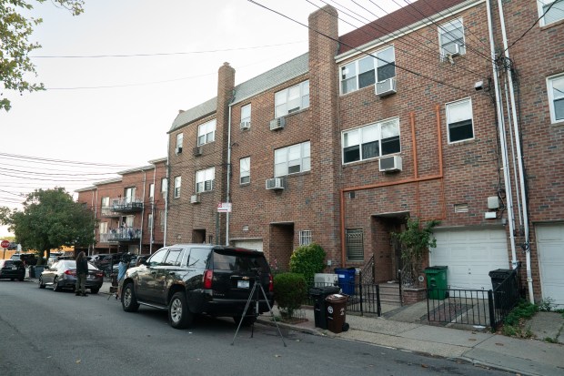 Bryan Wong was found dead on a pullout couch inside the living room of his family's home on 59th St. near Laurel Hill Blvd. in Woodside, Queens, on Wednesday, Oct. 14, 2026. (Barry Williams / New York Daily News)