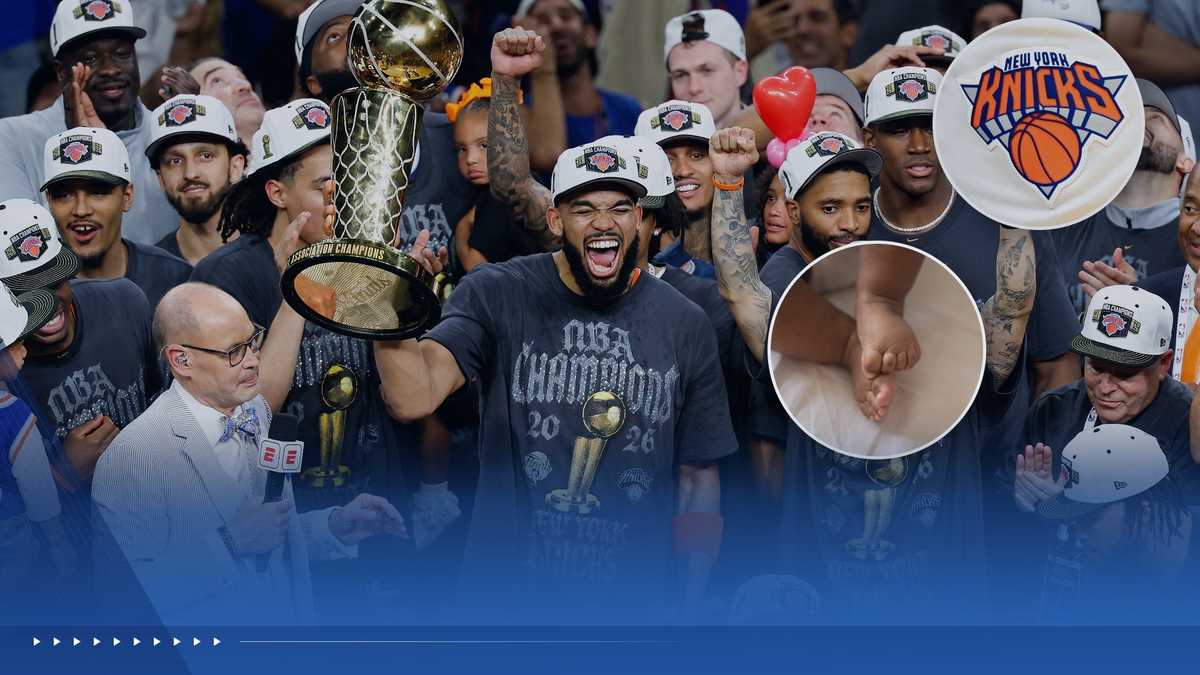 New York Knicks fan couple names baby 'Knickson Fyve'