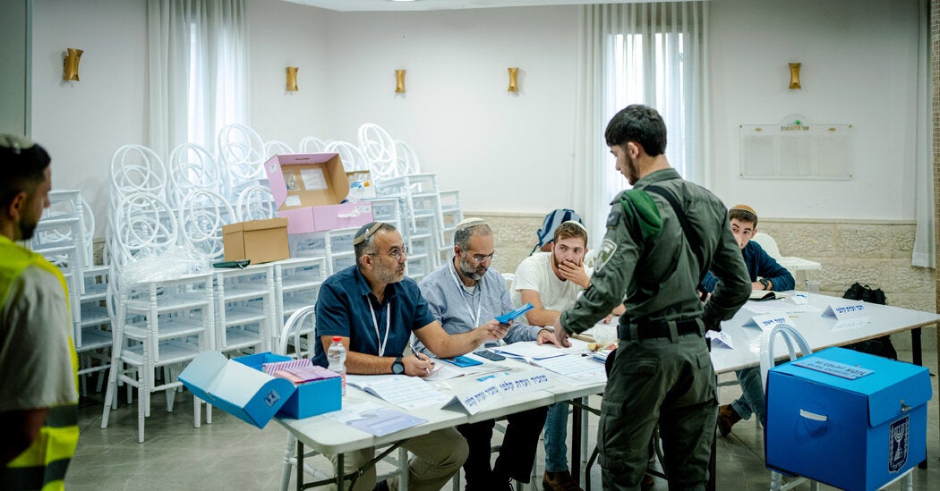 Israel Election Live Updates: Polls Open as Netanyahu Faces Challenge Led by Eisenkot