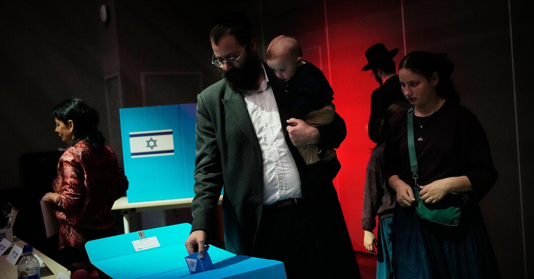 Israel Election Live Updates: Early Turnout Appears Strong as Netanyahu Faces Challenge Led by Eisenkot