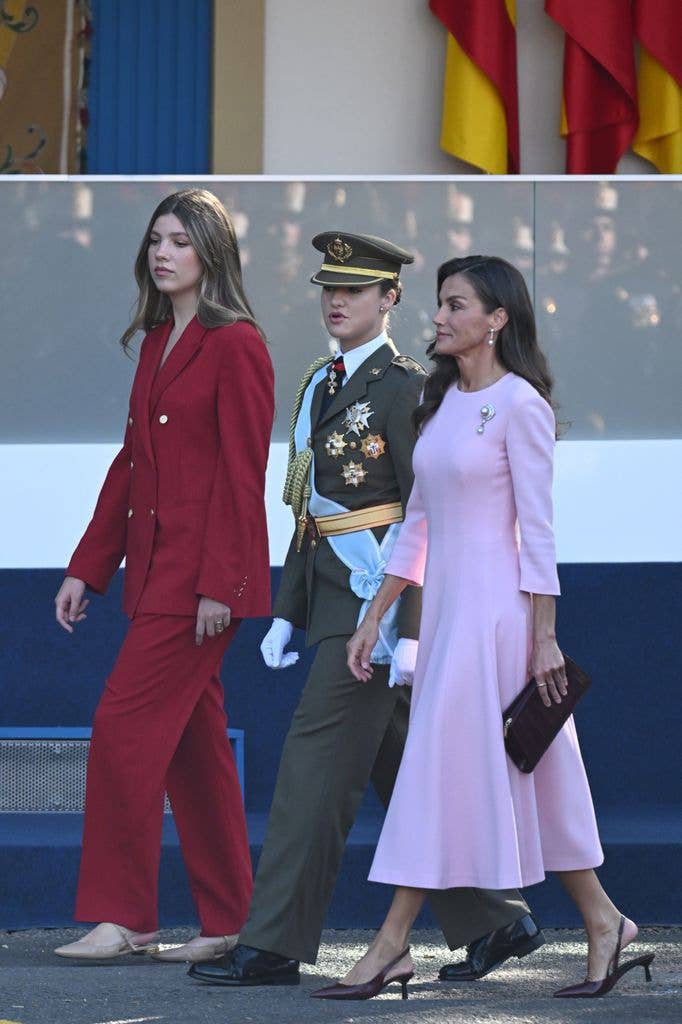 Infanta Sofia wore a bold red suit