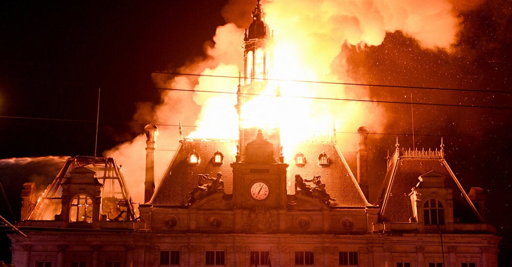 The French City of Limoges Wasn’t Known for Unrest. Then Rioters Set Fire to Its City Hall.