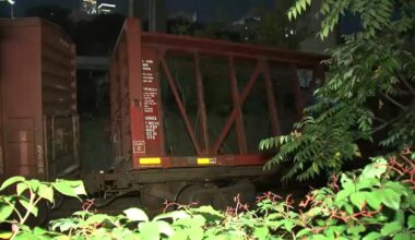 Jersey City train derailment: 9 empty cars derail