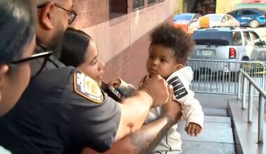 NYPD officers reunite with Bronx baby they helped save from choking