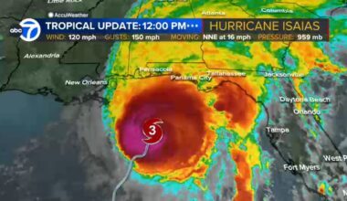 Hurricane Isaias track and forecast for the NYC, Tri-State area