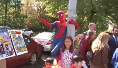 Spider-Man Way unveiled in Forest Hills, Queens, near Peter Parker's house