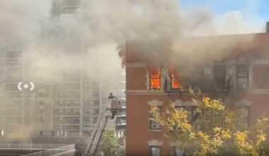 Washington Heights fire leaves 6 hurt, dozens of firefighters, EMS respond in NYC