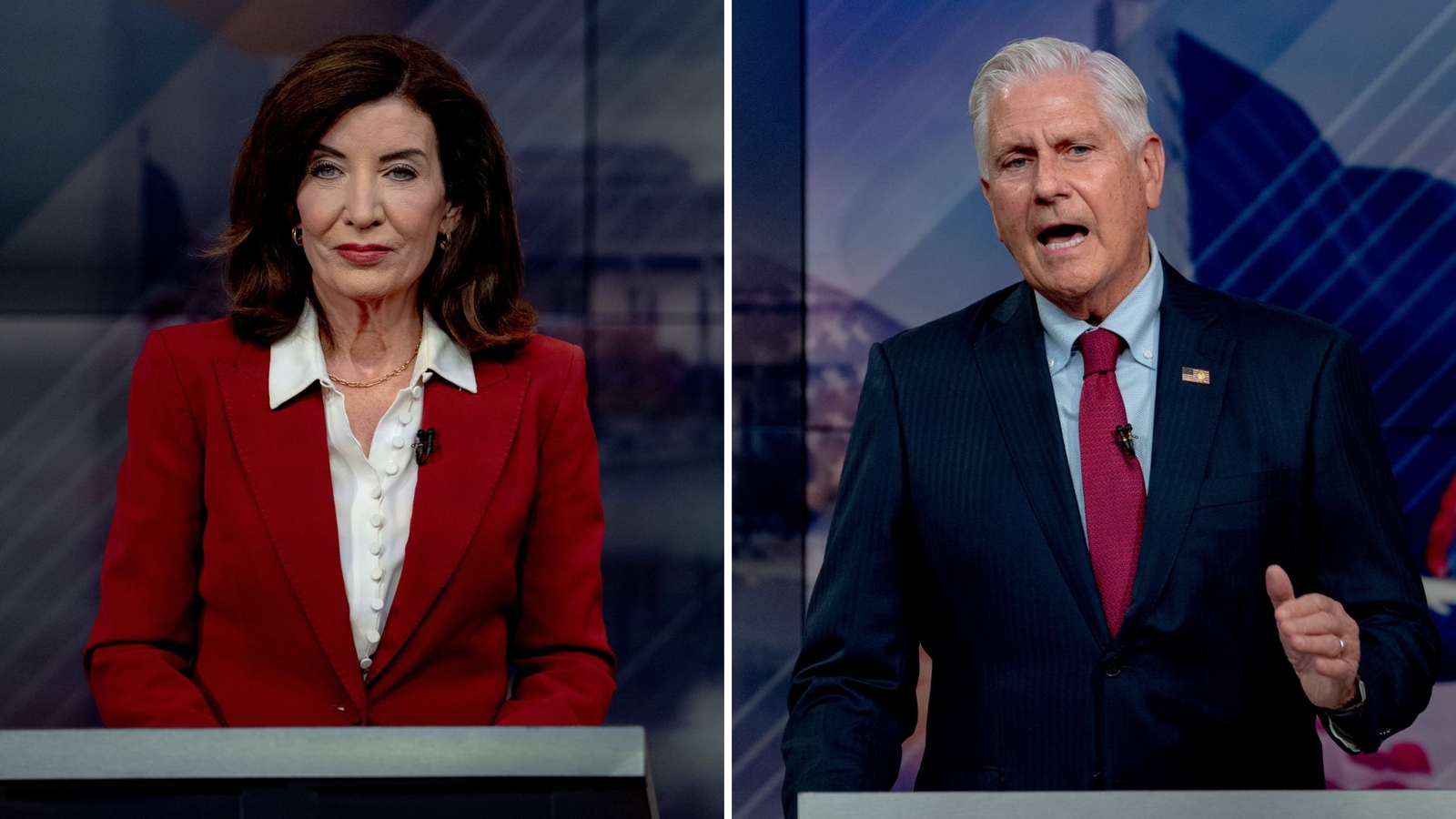 Hochul, Blakeman debate in New York governor's race